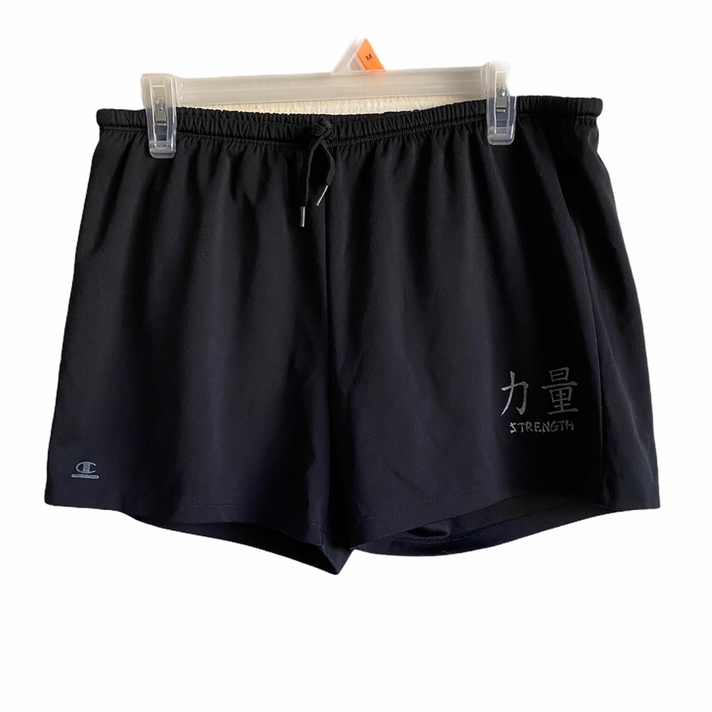 Champion Mens Athletic Shorts Black
